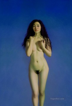 ヌード Painting - 春の中国少女のヌード